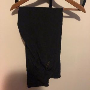 Black Silk-Like Pants